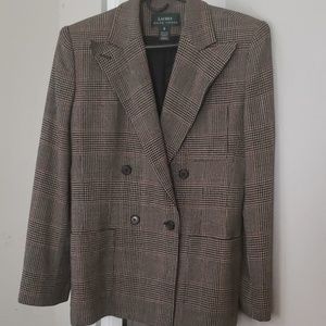 Lauren by Ralph Lauren vintage Houndstooth Jacket